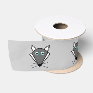 Niedlich Haloween Wolf Ribbon Satinband