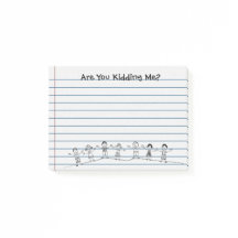 Niedlich hältst du mich? Lehrer Post-its