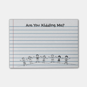 Niedlich hältst du mich? Lehrer Post-its Post-it Klebezettel