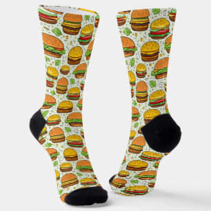 Niedlich Hamburgers Pattern Socken
