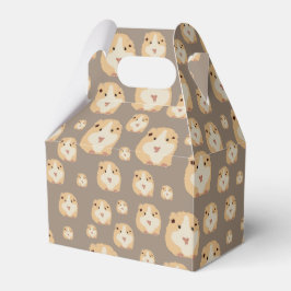 Niedlich Hamster Brown Pattern Geschenkschachtel