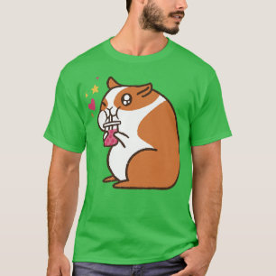 Niedlich Hamster Guinea Schweineblättertee T-Shirt
