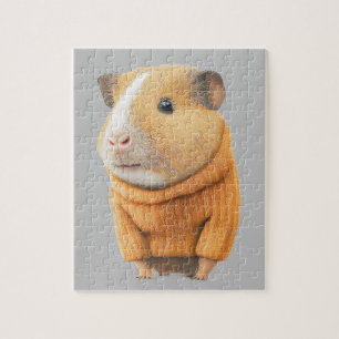NIEDLICH HAMSTER IN SWEATER JIGSAW PUZZLE