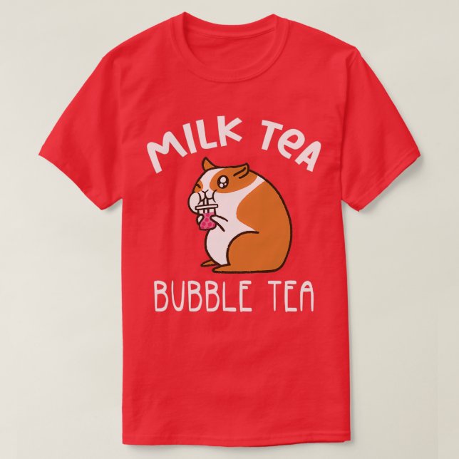 Niedlich Hamster Milk Tea Bubble Tee (Design vorne)