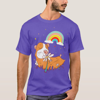 Niedlich Hamster Rainbow Mouse Rodent Furbaby Elte T-Shirt