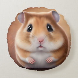 Niedlich Hamster Rundes Kissen