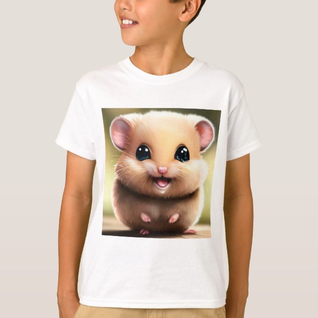 Niedlich Hamster T Shirt - Süße Tier Shirts (Vorderseite)