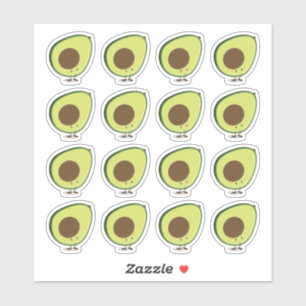 Niedlich Happy Avocado Sticker
