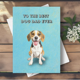 Niedlich Happy Beagle Bester Hund Vater je Vaterta Karte