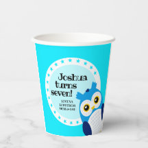 Niedlich Happy Birthday Boy Blue Owl