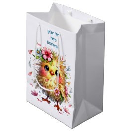 Niedlich Happy Birthday Chick Mittlere Geschenktüte