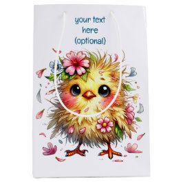 Niedlich Happy Birthday Chick Mittlere Geschenktüte