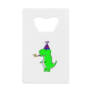 Niedlich Happy Birthday Dinosaur Geldbeutel Flaschenöffner