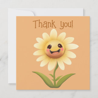 Niedlich Happy Blume Vielen Dank Dankeskarte