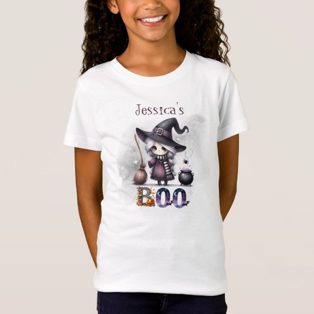 Niedlich Happy Boo Ghost Halloween Kids T - Shirt (Vorderseite)