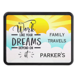 Niedlich Happy Camper Abschlepphaken Cover