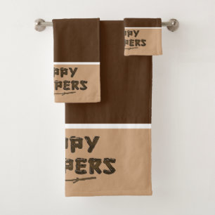 Niedlich Happy Campers Badhandtuch Set