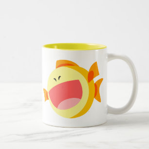 Niedlich Happy Cartoon Fish Tasse