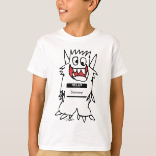 Niedlich Happy Cartoon Monster Boys Tshirt