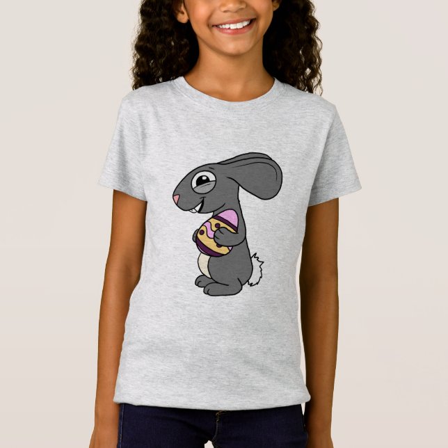 Niedlich Happy Easter Easter Jagen Kinder Unicorn  T-Shirt (Vorderseite)