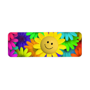 Niedlich Happy Face Blume