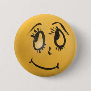 Niedlich Happy Face Button