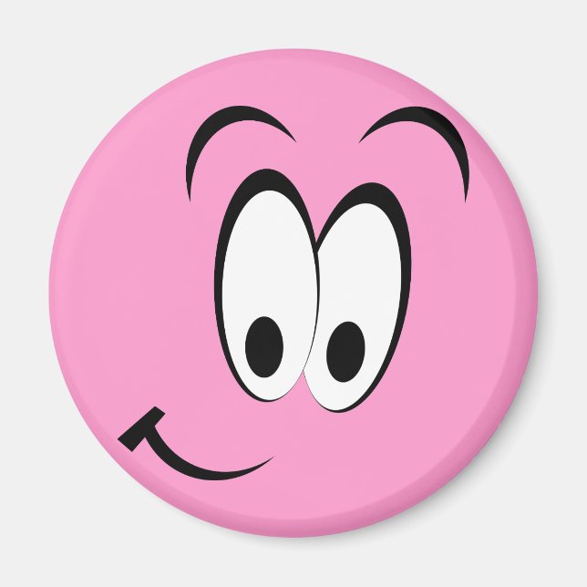 Niedlich Happy Face Magnet (Vorne)