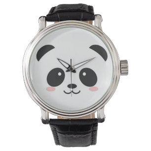 Niedlich Happy Face Panda Armbanduhr