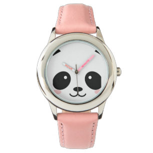 Niedlich Happy Face Panda Armbanduhr