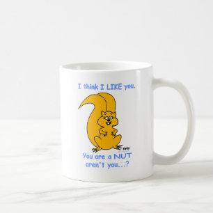 Niedlich Happy Friendly Cartoon Eichhörnchen Freu Tasse