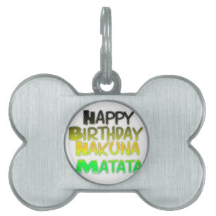 Niedlich Happy Geburtstag Hakuna Matata Öko Inspir Tiermarke