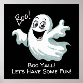 Niedlich Happy Ghost Poster