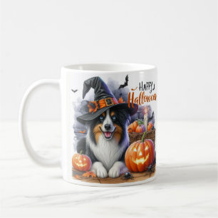 Niedlich Happy Halloween Hund Kaffeetasse