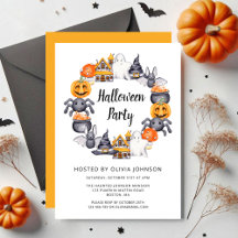 Niedlich Happy Halloween Illustration Party