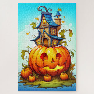 Niedlich Happy Halloween Pumpkin Puzzle