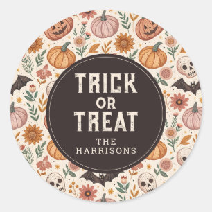 Niedlich Happy Halloween Round Stickers