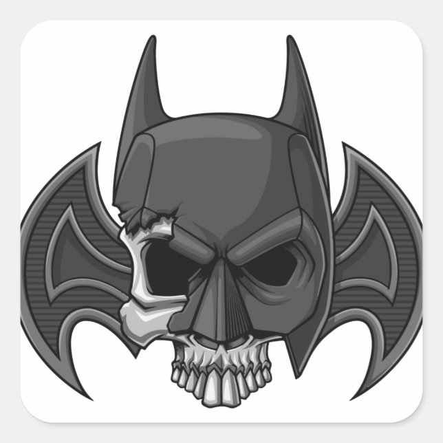 Niedlich Happy Halloween Stikers Quadratischer Aufkleber (Vorderseite)