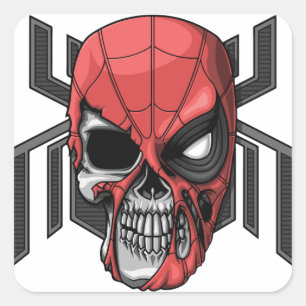 Niedlich Happy Halloween Stikers Quadratischer Aufkleber