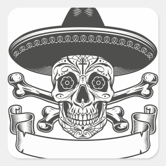 Niedlich Happy Halloween Stikers Quadratischer Aufkleber (Vorderseite)