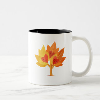 Niedlich Happy Herbstlaubs Tasse