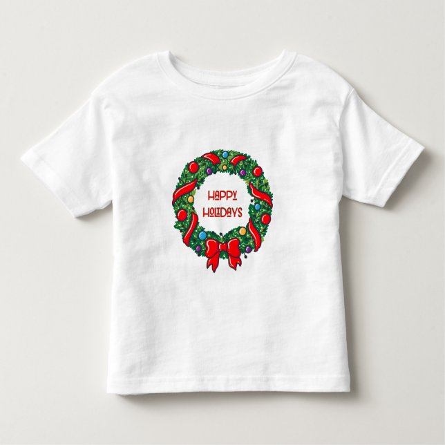 Niedlich Happy Holiday T-Shirt Whimsical Reef Grap (Vorderseite)