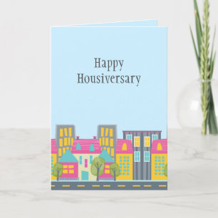 Niedlich Happy Housiversary Realtor Card Karte