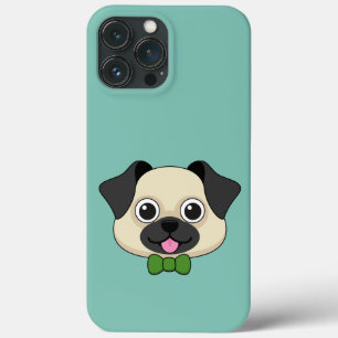 Niedlich Happy Mops Dog mit Papillon Case-Mate iPhone Hülle