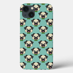 Niedlich Happy Mops Dog mit Papillon Case-Mate iPhone Hülle