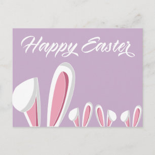 Niedlich Happy Oaster Bunny Ears Modern Postkarte