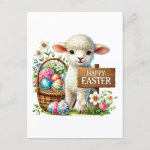 Niedlich Happy Oaster Feiertagspostkarte