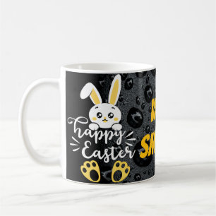 Niedlich Happy Ostersonne mit gelber Paw Custom Kaffeetasse