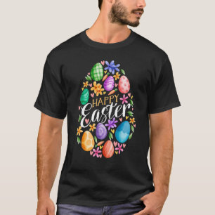 Niedlich Happy Ostertag Ostereier Bunny Rabbit Eas T-Shirt