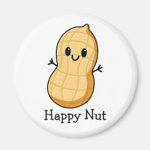 Niedlich Happy Peanut Zeichnend Magnet