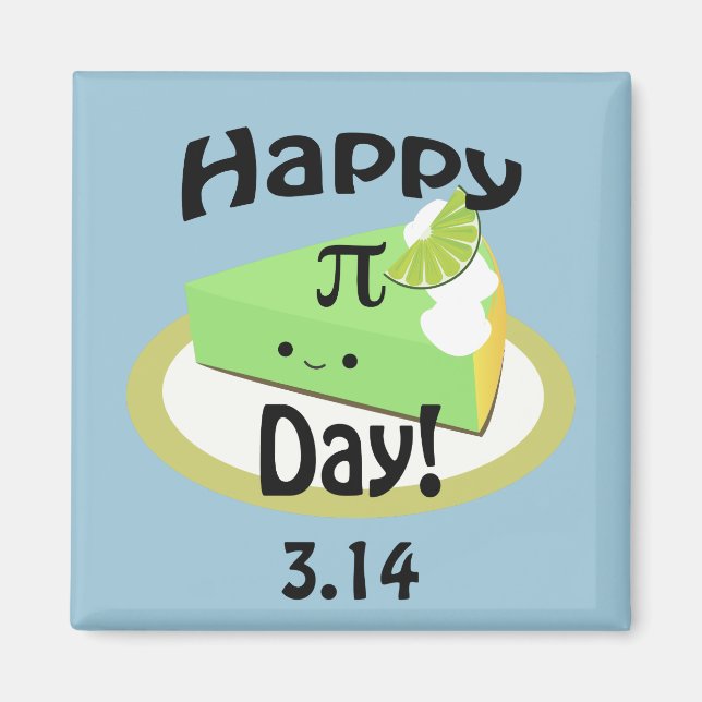 Niedlich Happy Pi Day Magnet (Vorne)